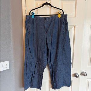 Eileen Fisher Wide-Leg Pants 2x